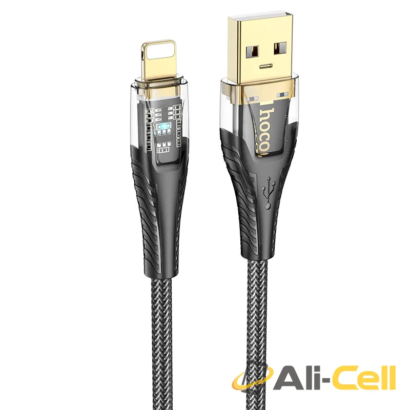 Cable USB to iP “U121 Gold standard” (U121 Usb Ltn Black, 1.2m)