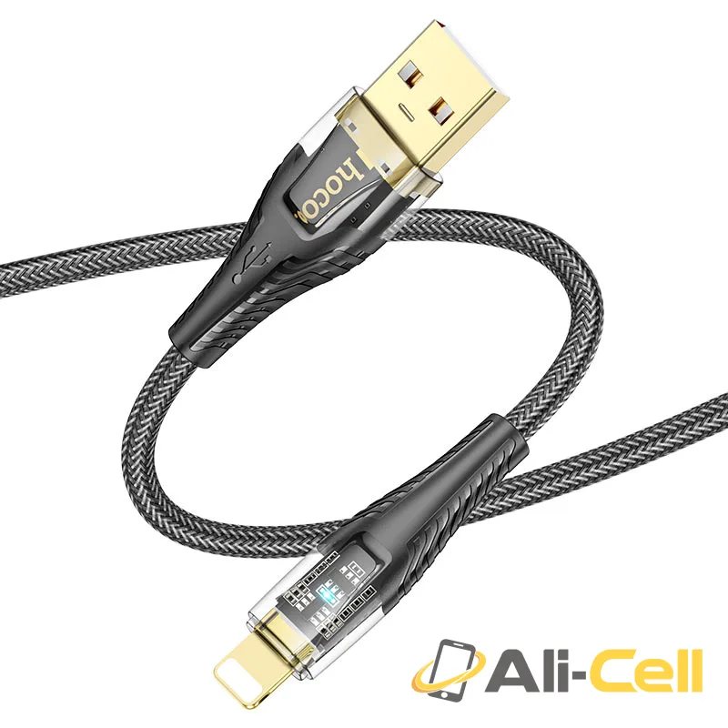 Cable USB to iP “U121 Gold standard” (U121 Usb Ltn Black, 1.2m) — 4