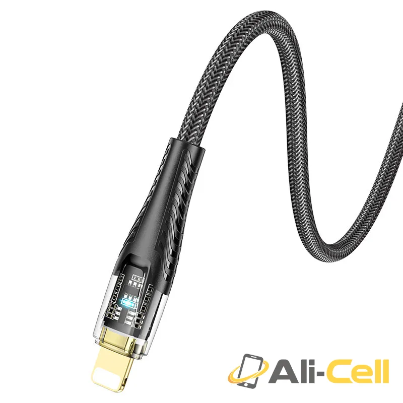 Cable USB to iP “U121 Gold standard” (U121 Usb Ltn Black, 1.2m) — 5
