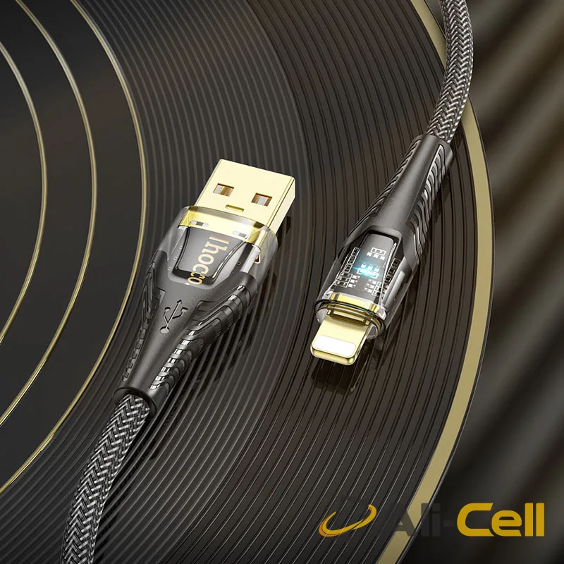 Cable USB to iP “U121 Gold standard” (U121 Usb Ltn Black, 1.2m) — 8