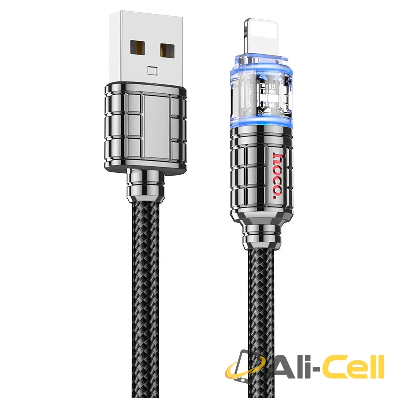 Cable USB to iP “U122 Lantern” (U122 Usb Ltn Black, 1.2m)