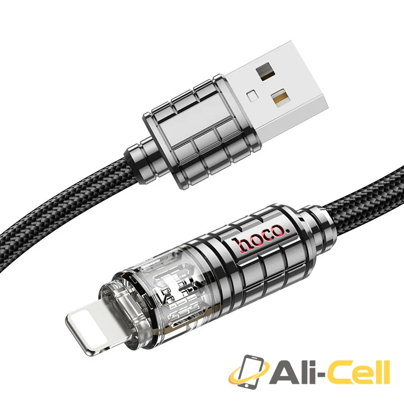 Cable USB to iP “U122 Lantern” (U122 Usb Ltn Black, 1.2m) — 3
