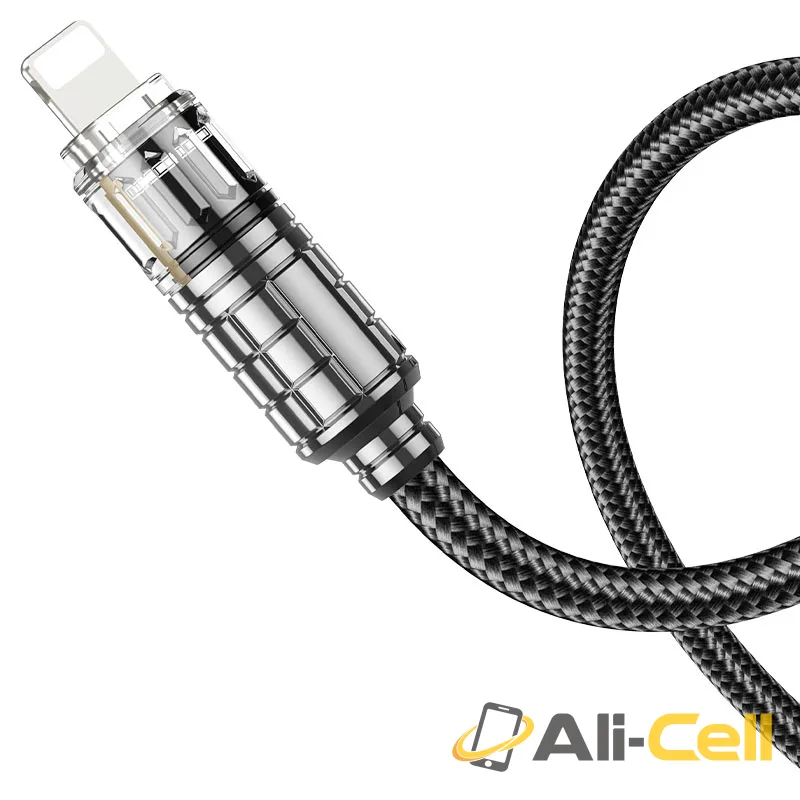 Cable USB to iP “U122 Lantern” (U122 Usb Ltn Black, 1.2m) — 4