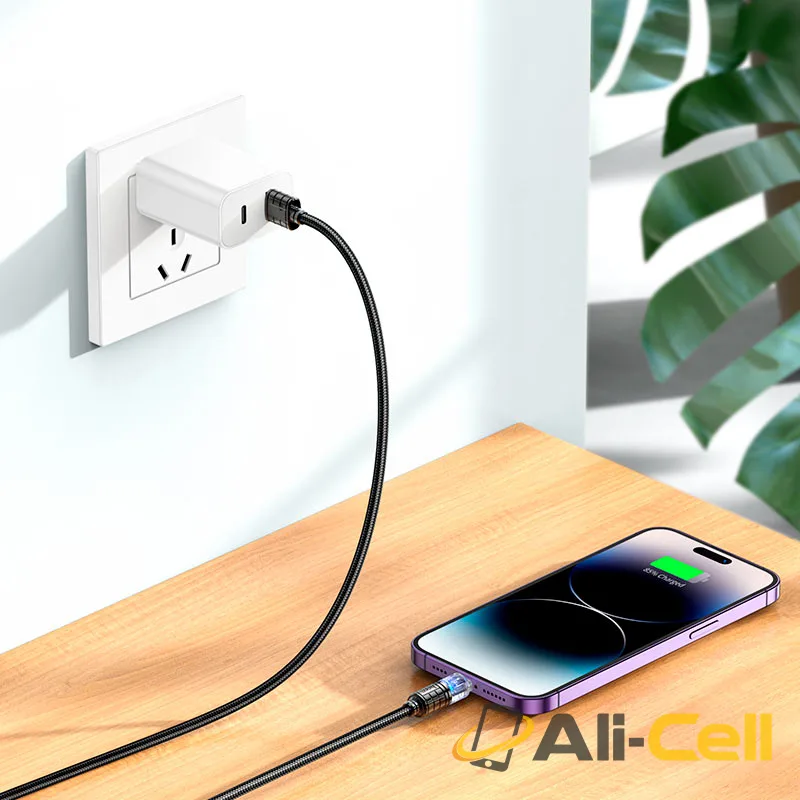 Cable USB to iP “U122 Lantern” (U122 Usb Ltn Black, 1.2m) — 7