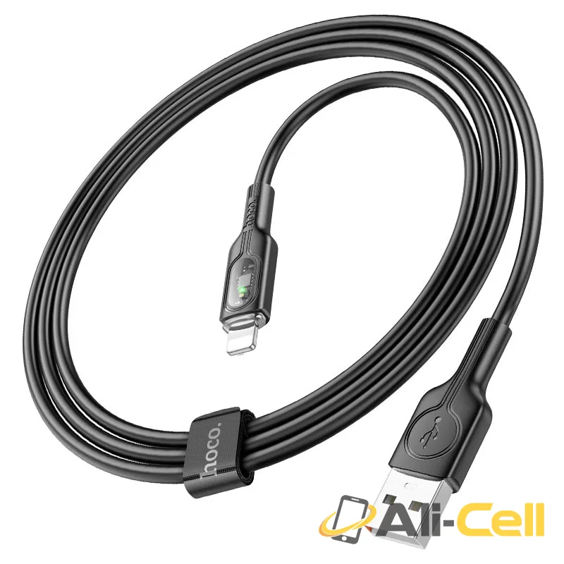 Cable USB to iP “U120 Transparent explore” (U120 Usb Ltn Black, 1.2m) — 5