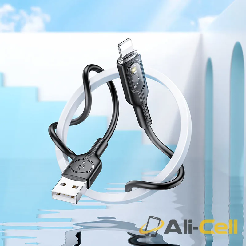 Cable USB to iP “U120 Transparent explore” (U120 Usb Ltn Black, 1.2m) — 8