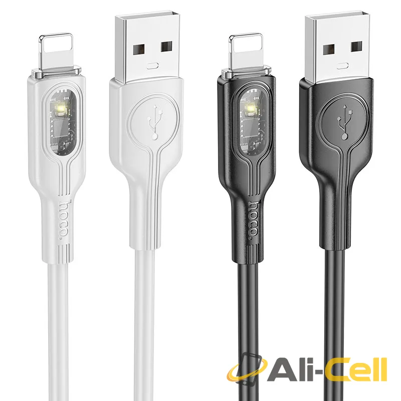 Cable USB to iP “U120 Transparent explore” (U120 Usb Ltn Grey, 1.2m) — 6