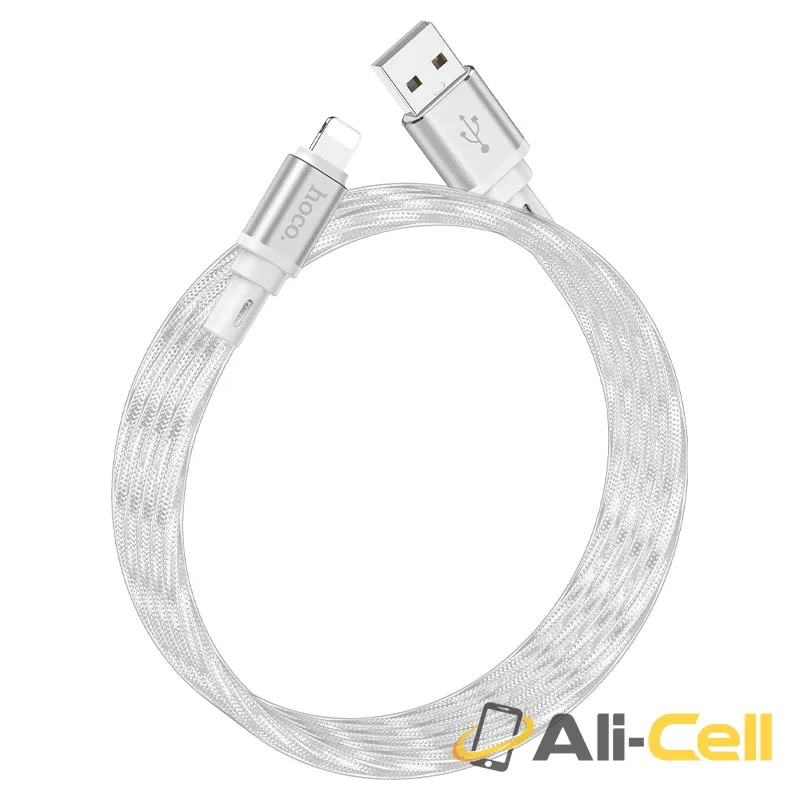 Cable USB to iP “X98 Crystal ice” (X98 Usb Ltn Gold, 1.0m) — 3