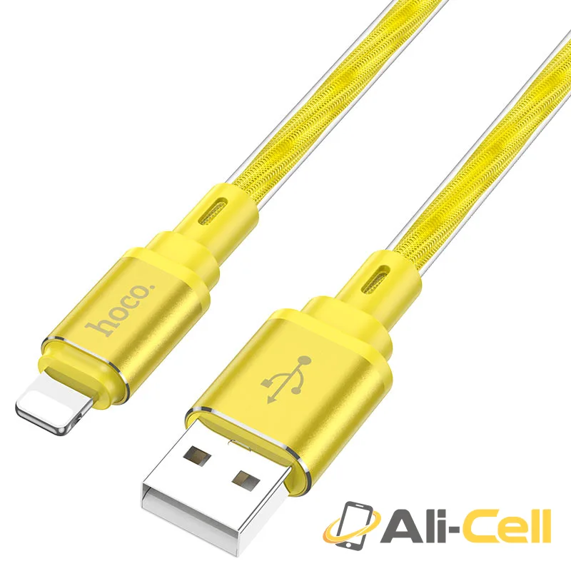 Cable USB to iP “X98 Crystal ice” (X98 Usb Ltn Silver, 1.0m) — 4