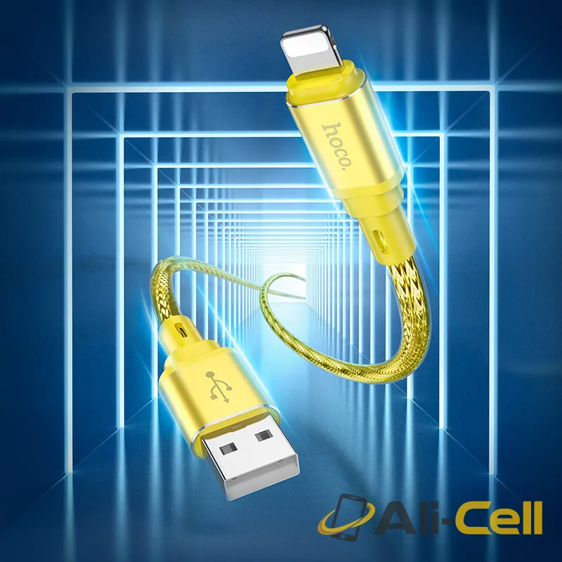 Cable USB to iP “X98 Crystal ice” (X98 Usb Ltn Silver, 1.0m) — 8