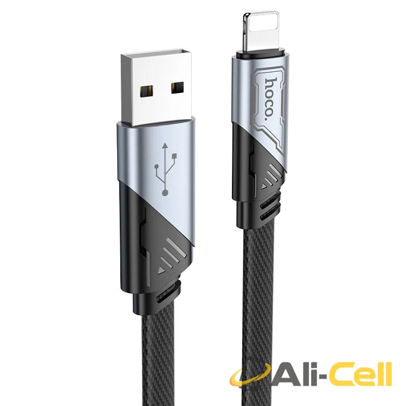 Cable USB to iP “U119 Machine” (U119 Usb Ltn Black, 1.2m)