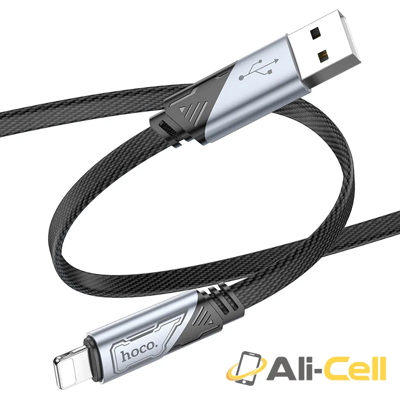 Cable USB to iP “U119 Machine” (U119 Usb Ltn Black, 1.2m) — 3