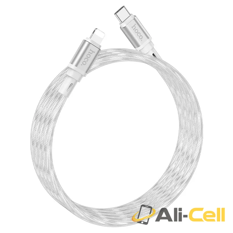 Cable Type-C to iP “X98 Crystal ice” PD 20W fast charge (X98 Pd Tc Ltn Gold, 1.0m) — 3