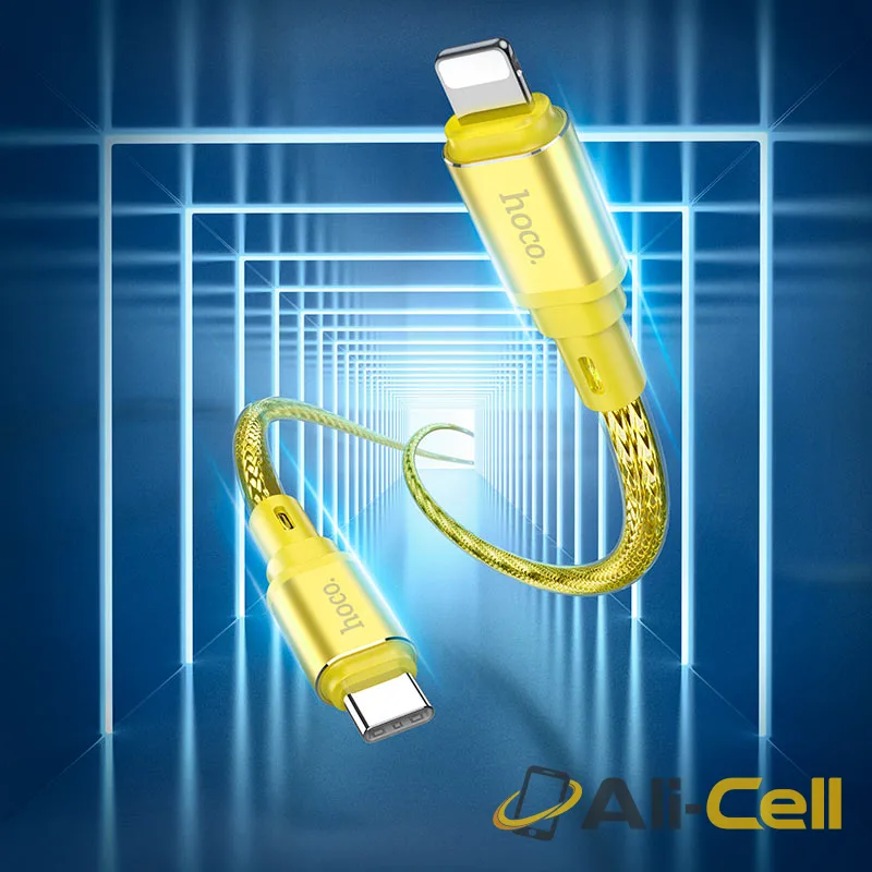 Cable Type-C to iP “X98 Crystal ice” PD 20W fast charge (X98 Pd Tc Ltn Silver, 1.0m) — 8