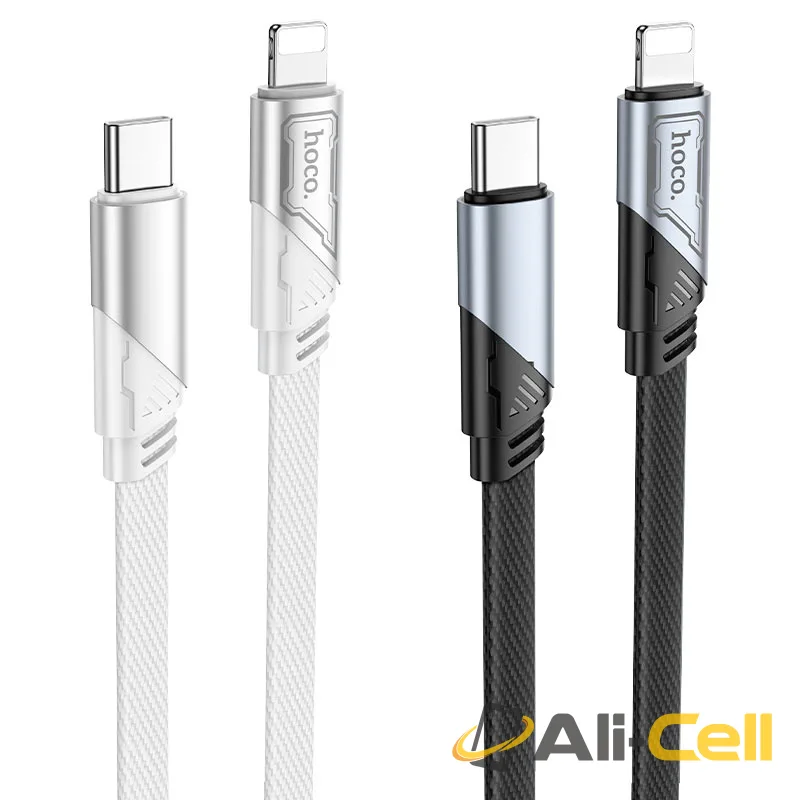 Cable Type-C to iP “U119 Machine” PD 27W fast charge (U119 Pd Tc Ltn Black, 1.2m) — 6