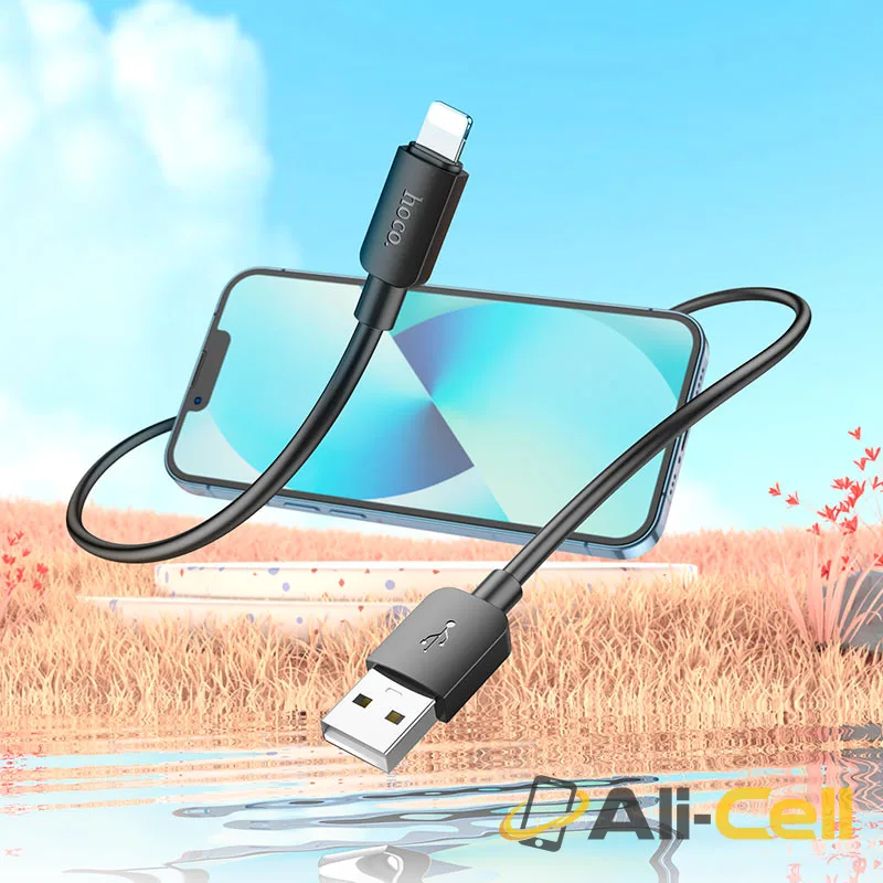 Cable USB to iP “X96 Hyper” (X96 Usb Ltn White, 1.0m) — 8