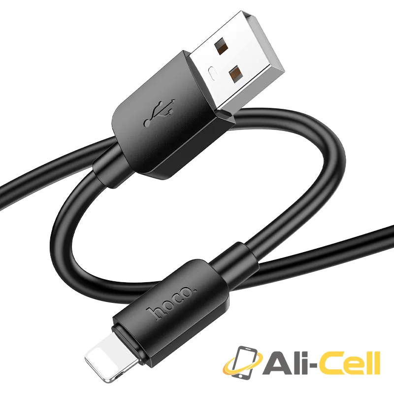Cable USB to iP “X96 Hyper” (X96 Usb Ltn Black, 1.0m) — 3