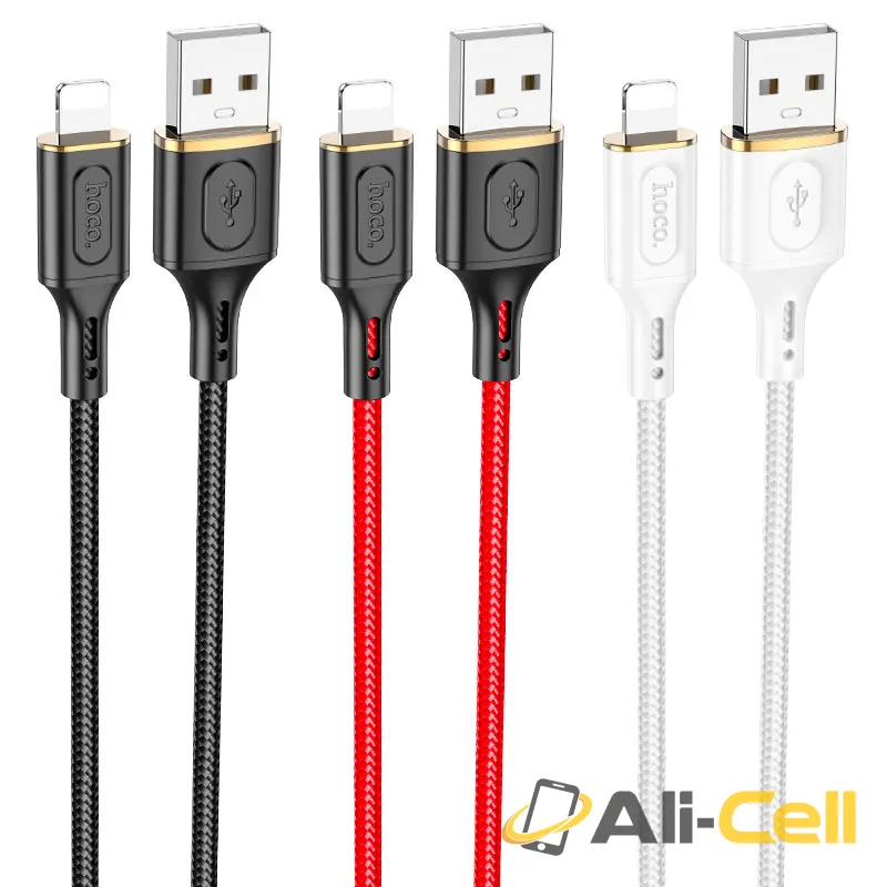 Cable USB to iP “X95 Goldentop” (X95 Usb Ltn White, 1.0m) — 6