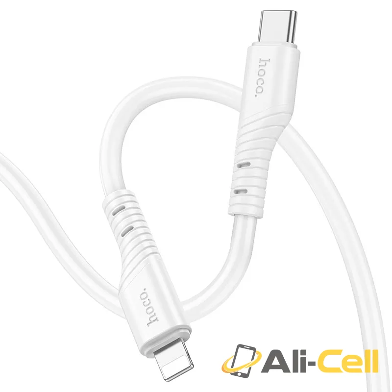 Cable Type-C to iP “X97 Crystal color” PD 20W fast charge (X97 Pd Tc Ltn Light Blue, 1.0m) — 4