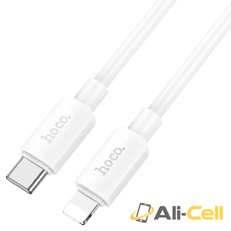 Cable Type-C to iP “X96 Hyper” PD 20W fast charge (X96 Pd Tc Ltn White, 1.0m) — 2