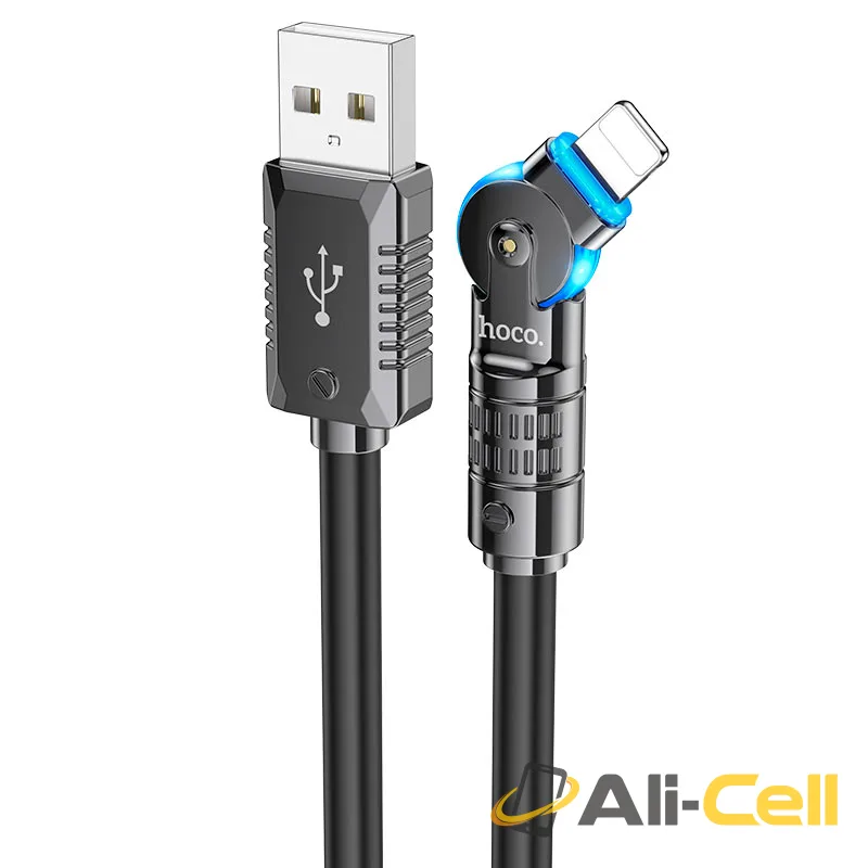 Cable USB to iP “U118 Triumph” (U118 Usb Ltn Black, 1.2m)