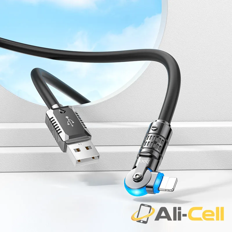 Cable USB to iP “U118 Triumph” (U118 Usb Ltn Black, 1.2m) — 8