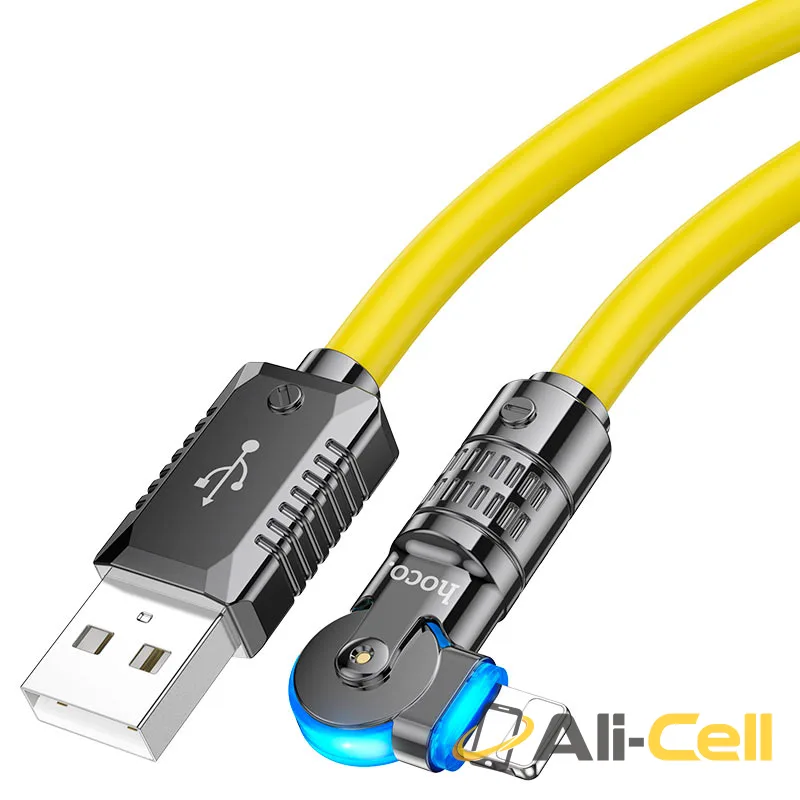 Cable USB to iP “U118 Triumph” (U118 Usb Ltn Yellow, 1.2m) — 3