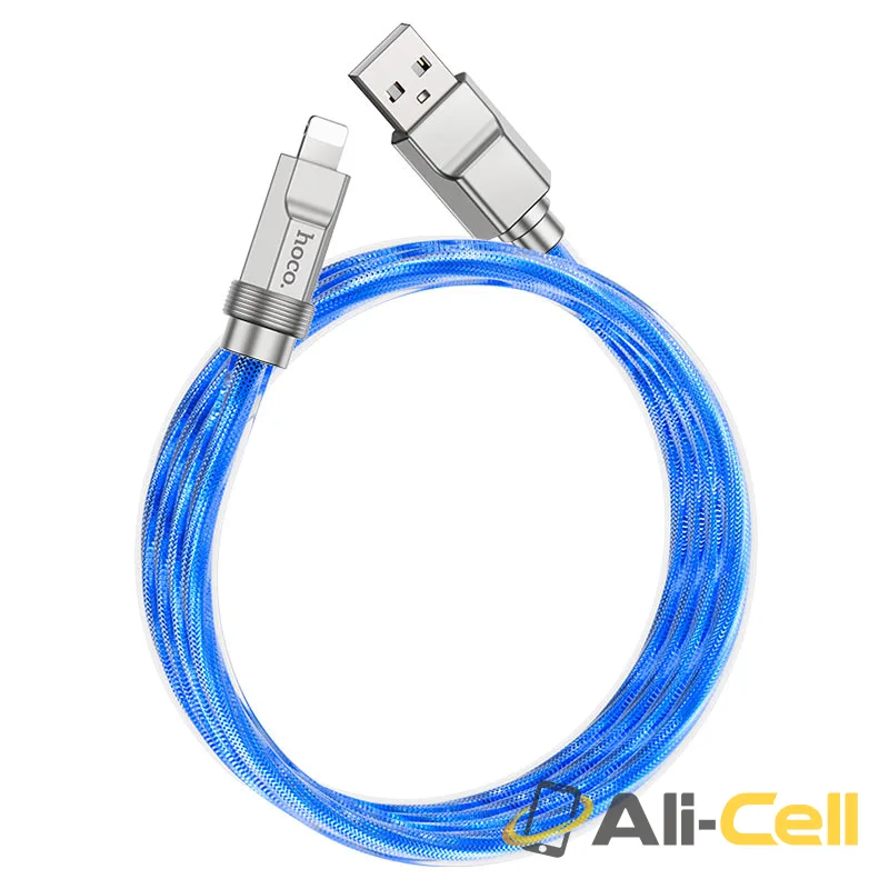 Cable USB to iP “U113 Solid” (U113 Usb Ltn Blue, 1.0m)