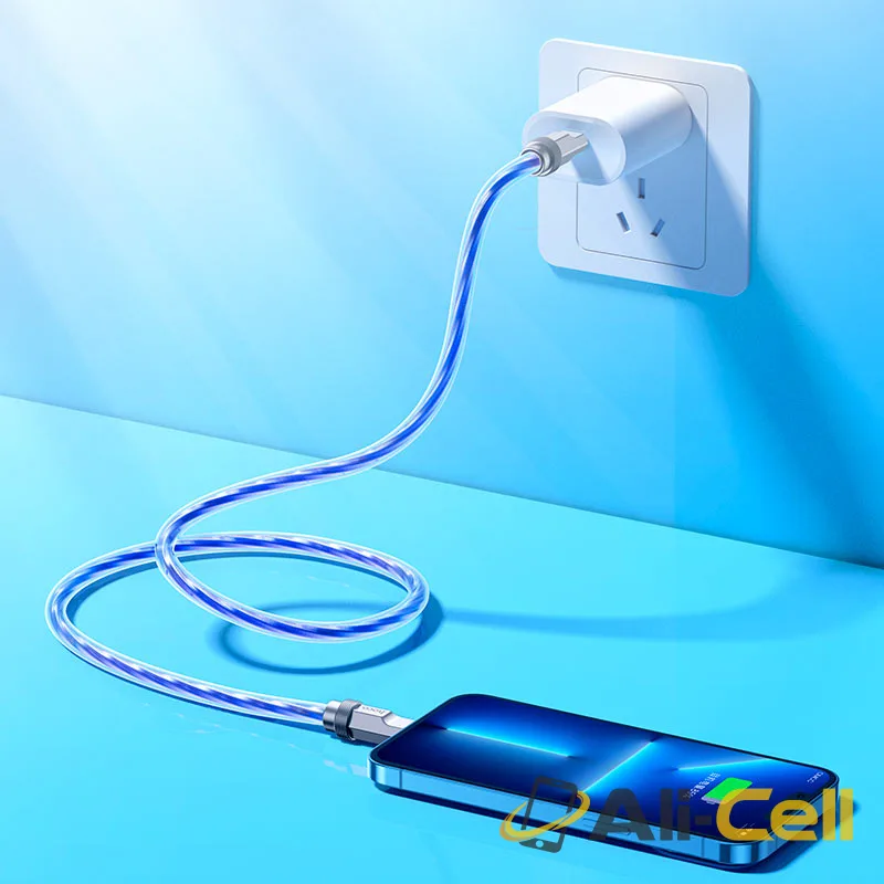 Cable Type-C to iP “U113 Solid” PD 20W fast charge (U113 Pd Tc Ltn Silver, 1.0m) — 8