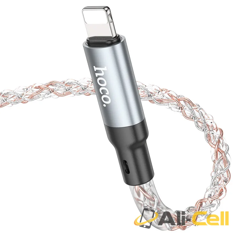 Cable USB to iP “U112 Shine” (U112 Usb Ltn Grey, 1.0m) — 4