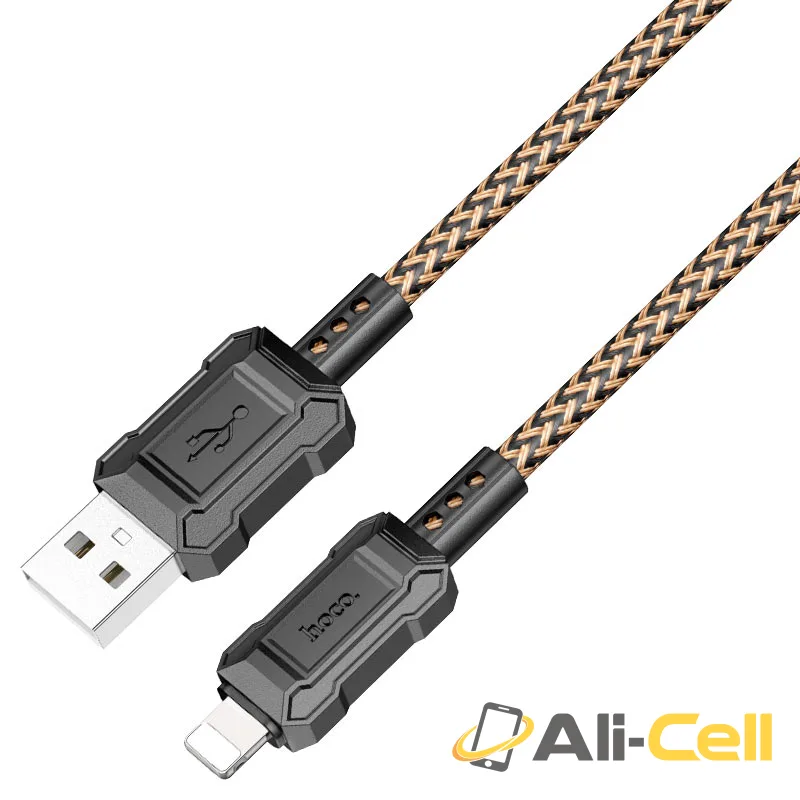 Cable USB to iP “X94 Leader” (X94 Usb Ltn Black, 1.0m) — 2