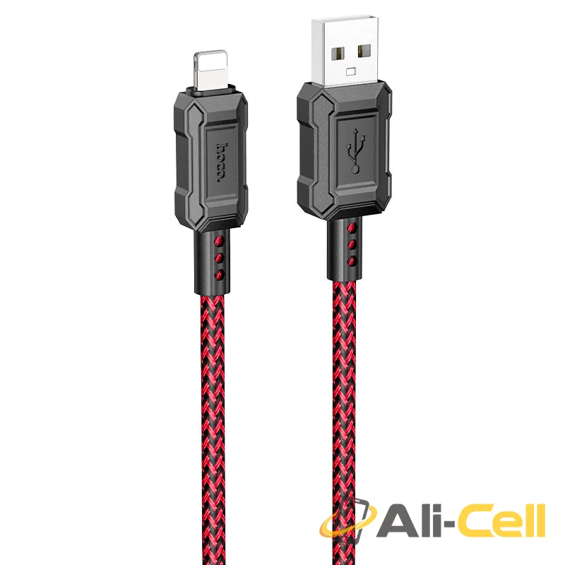 Cable USB to iP “X94 Leader” (X94 Usb Ltn Red, 1.0m)
