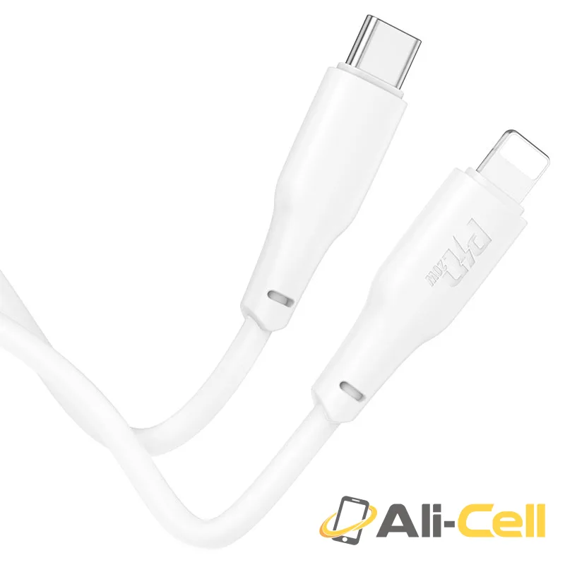 Cable Type-C to iP “X93 Force” PD 20W fast charge (X93 20w Tc Ltn White, 2m) — 3