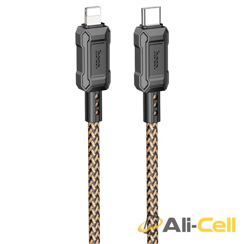 Cable Type-C to iP “X94 Leader” PD 20W fast charge (X94 Pd Tc Ltn Gold, 1.0m)