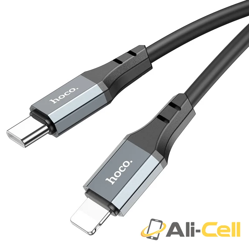 Cable Type-C to iP “X92 Honest” PD 20W fast charge (X92 Pd Tc Ltn Black, 3m) — 3