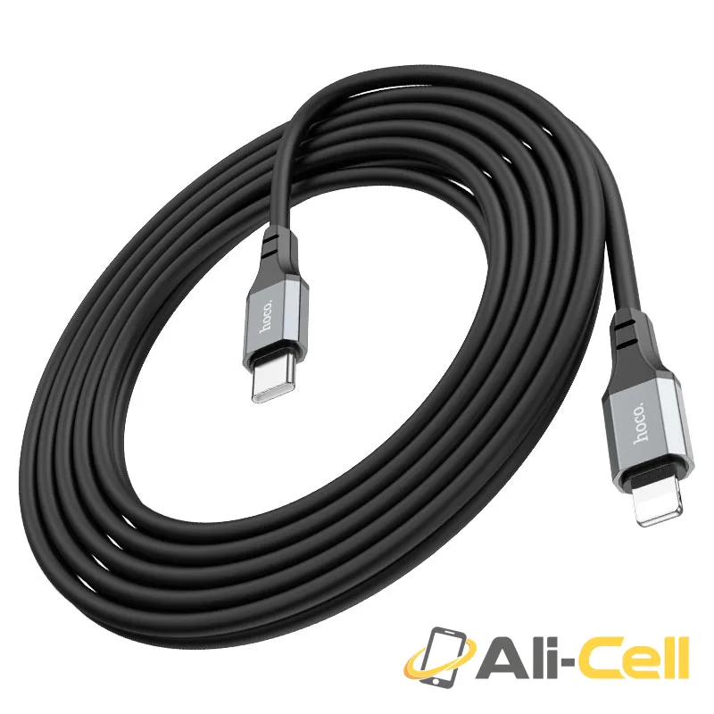 Cable Type-C to iP “X92 Honest” PD 20W fast charge (X92 Pd Tc Ltn Black, 3m) — 5