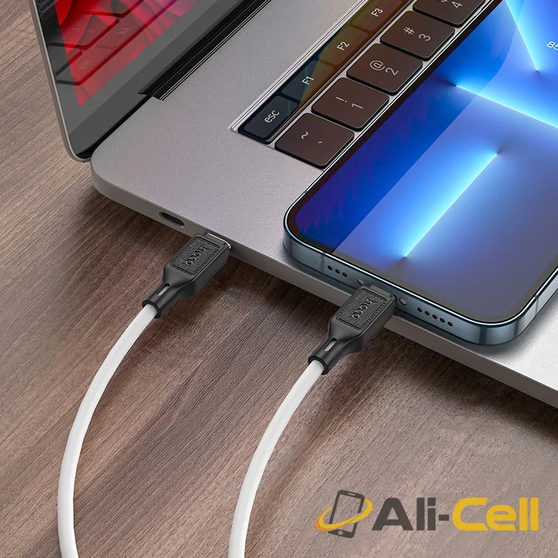 Cable Type-C to iP “X90 Cool” PD fast charge (X90 Pd Tc Ltn White, 1.0m) — 8