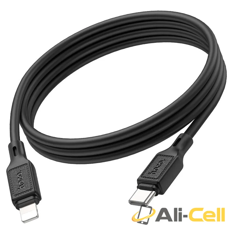 Cable Type-C to iP “X90 Cool” PD fast charge (X90 Pd Tc Ltn Black, 1.0m) — 5