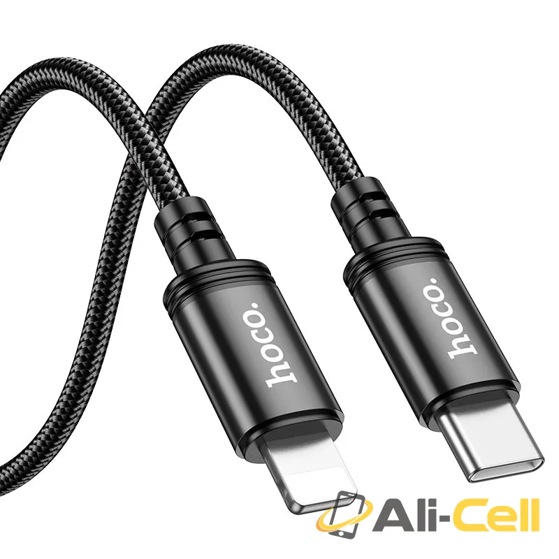 Cable Type-C to iP “X91 Radiance” PD 20W fast charge (X91 Pd Tc Ltn Black, 3m) — 3