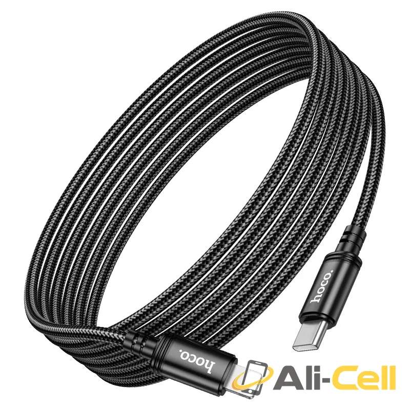 Cable Type-C to iP “X91 Radiance” PD 20W fast charge (X91 Pd Tc Ltn Black, 3m) — 6