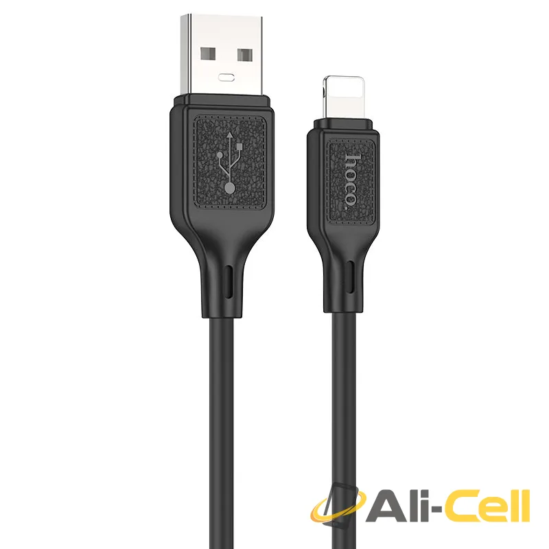Cable USB to iP “X90 Cool” (X90 Usb Ltn Black, 1.0m)