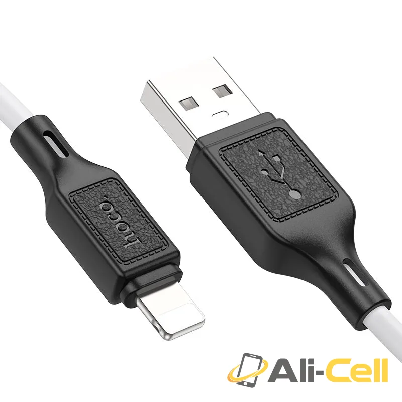 Cable USB to iP “X90 Cool” (X90 Usb Ltn Black, 1.0m) — 3