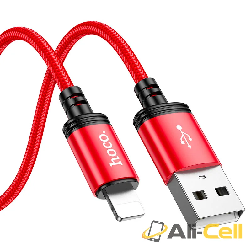 Cable USB to iP “X89 Wind” (X89 Usb Ltn Black, 1.0m) — 4