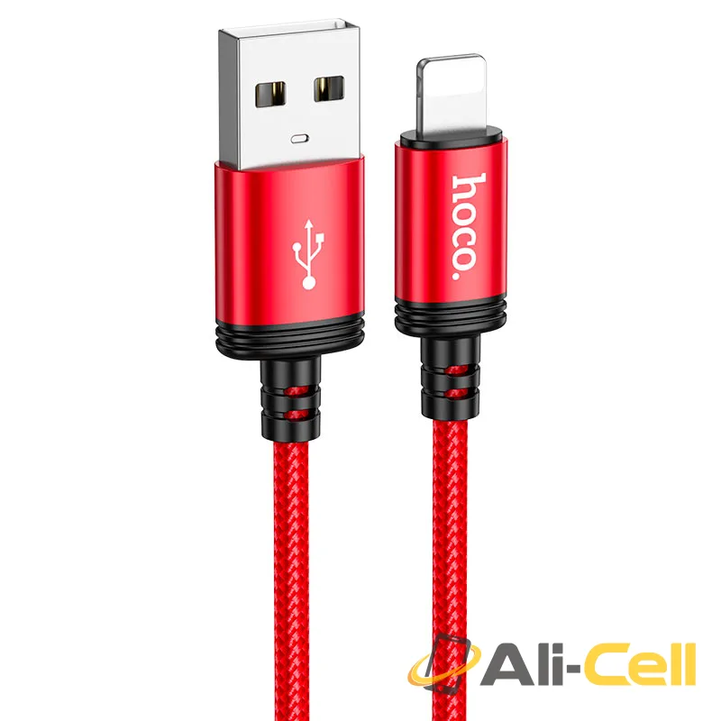 Cable USB to iP “X89 Wind” (X89 Usb Ltn Red, 1.0m)