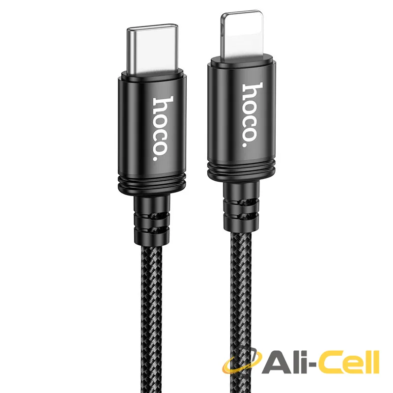 Cable Type-C to iP “X89 Wind” PD fast charge (X89 Pd Tc Ltn Black, 1.0m)