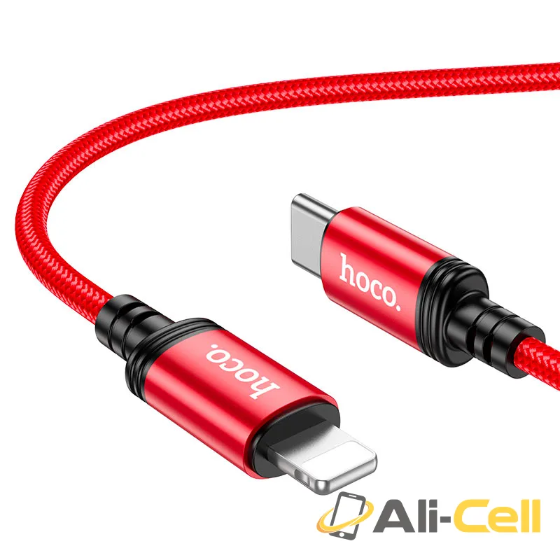 Cable Type-C to iP “X89 Wind” PD fast charge (X89 Pd Tc Ltn Black, 1.0m) — 2
