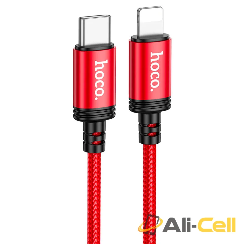 Cable Type-C to iP “X89 Wind” PD fast charge (X89 Pd Tc Ltn Red, 1.0m)