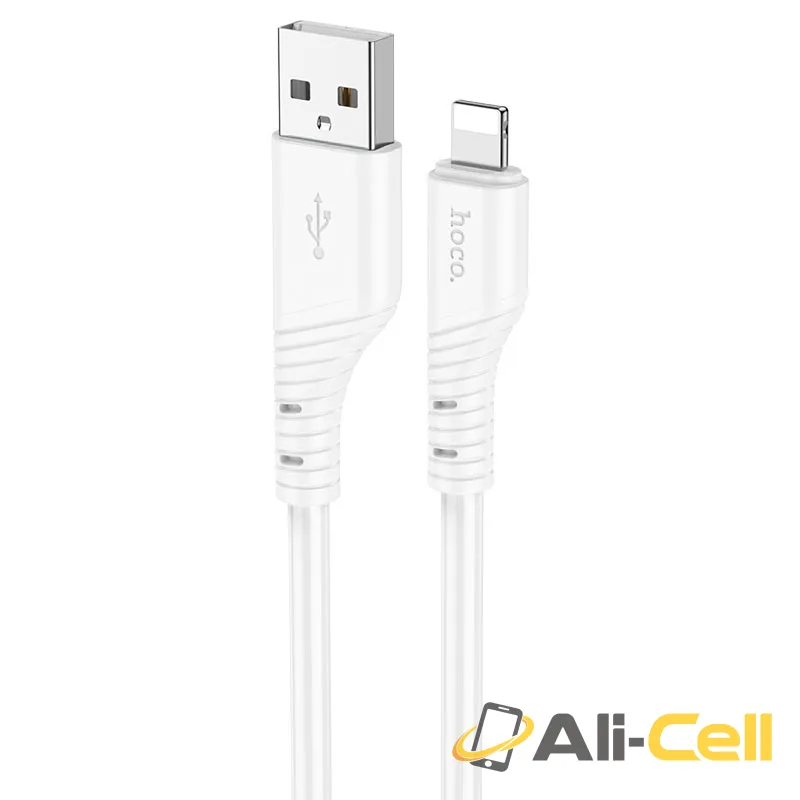 Cable USB to iP “X97 Crystal color” (X97 Usb Ltn White, 1.0m)