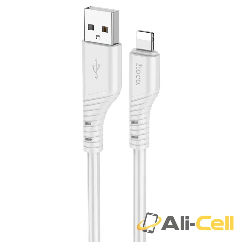 Cable USB to iP “X97 Crystal color” (X97 Usb Ltn Light Grey, 1.0m)