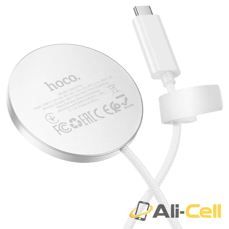 Wireless charger “CW63 Pro Fast” 25W Qi2.2 (Cw63 Pro White) — 4